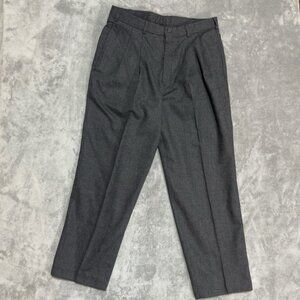 Vtg Britches Great Outdoor Pants Mens 34x34 Worsted Wool USA Grey Vintage Dress